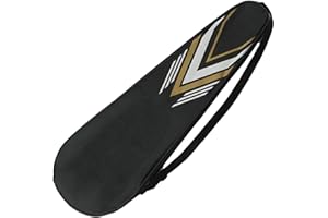 UQMIQURA Badminton Tasche Wasserdicht, Sport Tragbare Badminton - Rucksack Umhängetasche, Badmintons-Schlägertaschen mit Reißverschluss, Schulter Tasche für 2 Schläger