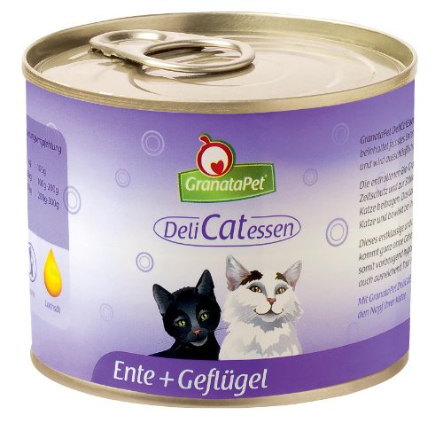 Preisvergleich Produktbild GranataPet Cat Dose DeliCatessen Ente + Geflügel 200g 6 X Einheit / Stück