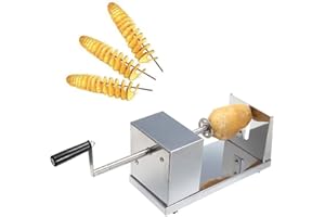 biusgiyeny Spiralschneider Kartoffelschneider Kartoffel Twister Kartoffel Fruit Chips Spiralschneider Twister Kartoffelschneider Kartoffelchip-Maschine Edelstahl