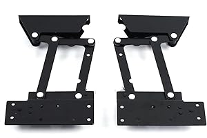 FREDERIMO Cerniera idraulica, 2 cerniere a molla in acciaio, cerniera per mobili, meccanismo di sollevamento per tavolini da caffè, accessori da tavolo