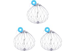 ARVALOLET ARVALELET Rete for trappola for granchi da pesca Chiusura automatica aforta Filo for pesci Gabbia for granchi Filo d'acciaio pieghevole for salata di mare