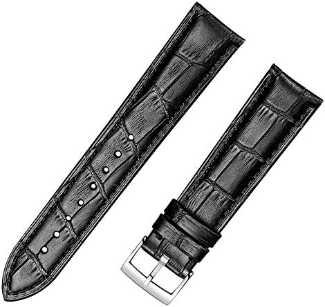FREE PATH Watch Strap - Brown / Black / Dark Brown Genuine Calfskin Leather Band 18 / 20 / 21 / 22 / 24mm with 4 Springs Bars and Spring Bar Removal Tool