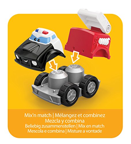 Mattel Mega Bloks First Builders CXN73 Fast Tracks Buildables - Rettungstruppe