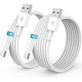 USB C Cable [2Pack,1M+2M] Fast Charging Type C, USB A to USB C Cable Apple with iPhone 18/17/16 Pro Max/15 16 Plus/17 Air/17E