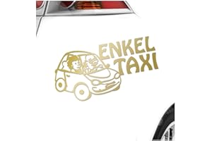 KIWISTAR - Autoaufkleber - Enkeltaxi Großeltern Kinder Mädchen Aufkleber für Auto, Laptop, Fahrrad, LKW, Motorrad mehrfarbig JDM Decal Racing