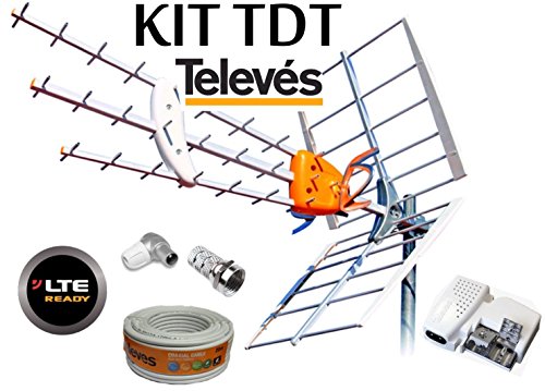 TELEVES ANTENNE HD KIT 149902 20MT TELEVES 5795 CÂBLE PLAT CONNECTEURS ANTENNE TYPE F ET IEC TELEVES ANTENNE HD KIT 149902 20MT TELEVES 5795 CÂBLE PLAT CONNECTEURS ANTENNE TYPE F ET IEC