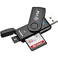 EVM 2in-1 Card Reader - USB 3.0 Memory Card Adapter with Dual Slot - SD & Micro SD Cards Supported - 3 Years Warranty (EVM-CR-003)