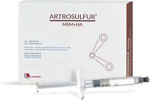 Laborest | Artrosulfur MSM + HA | 3 unità di 2ml | A base di acido ialuronico