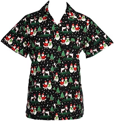 MENS CHRISTMAS SANTA XMAS HAWAIIAN SHIRT HAWAII GIFT HIM PARTY HOLIDAY S TO XXL (XL, B SSK)