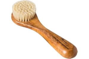 ‎HOLZ-LEUTE Gesichtsbürste Olivia Naturborste für normale Haut