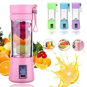 SNOW BOAT Portable Mini Juice Maker, Juicer Bottle, Mixer, Grinder, Electric Rechargeable Battery USB Blender With 6 Blades