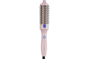 K&K Stylingbürsten 38MM K&K Thermobürste Keratin Thermal Brush Protect Beheiztes Fass Heiße Haarbürste Ionisch Glatt Scheinen Volumen Kamm, Haarglätter Lockenwickler Styling Tool (Hellrosa, 38 mm)