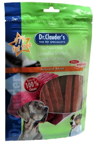 Preisvergleich Produktbild Dr.Clauder´s Snacks LAMMFILETSTREIFEN 80g für Hunde