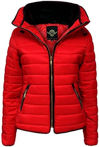 Glam Couture New Ladies Womens Quilted Padded Puffer Bubble Fur Collar Warm Thick Jacket Coat
