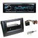 Produktbild Radioeinbauset : Autoradio Kenwood KDC-300UV CD Autoradio mit iPod/iPhone-Strg. + 2-DIN Radioblende mit Ablagefach in schwarz + ISO Adapter •Antennenadapter ISO->DIN für Fiat Stilo (192) 10/2001 - 05/2008