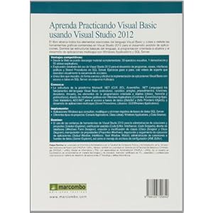 APRENDA PRACTICANDO VISUAL BASIC USANDO VISUAL STUDIO 2012
