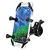 Price comparison product image MOTOPOWER MP0609B Bike Motorcycle Cell Phone Mount Holder- For any Smartphone & GPS - Universal Mountain & Road Bicycle Motorcycle Handlebar Cradle Holder