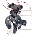 Produktbild LKH8 SCHWARZ 3-Finger Zange 180° einstellbar + 4-Krallen-Rastersystem Basishalter mit einem extra robusten gummierten 3-Finger System universell zB.: Halter Adapterplatte mit 4-Loch-Rasterhaltern, f.eine vibrationsfreie Montage der Foto- Video IP Rollei Dashcam Fahrtenschreiber Car DVR Action Kamera Befestigung Taschen, Handy Halterungen, Adapter Platte, Dashcam, LKB29 Fahrrad MTB Taschen, zB: Hama Swivel Herbert Richter splash box Mount Brodit Holder iGrip Schale
