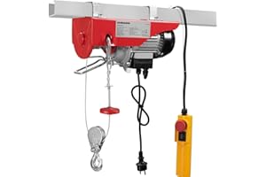 Stakmann Paranco Elettrico 1050W Argano Montacarico Fili Verricello Paranchi Elettrici Sollevatore Carico Sollevamento 220 V Sovraccarico Ascensore Con Telecomando (300kg/600kg)