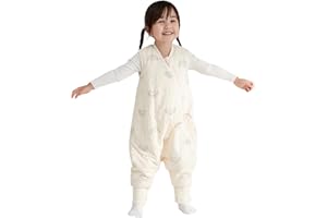 Duomiaomiao Sleeping Bag With Feet, Soft Cotton Baby Sleep Sack