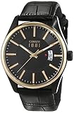 Cerruti 1881 Herren-Armbanduhr PALINURO Analog Quarz Leder CRA127SBG02BK