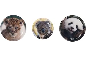 ‎SCHOOL-MOOD School-Mood Patchy 3er Set für Schulranzen – Klett-Patchy mit wechselbaren Designs für Kinder – Trendiges Schulrucksack-Accessoire für jeden Geschmack, perfekt für die Grundschule (Tierkinder)