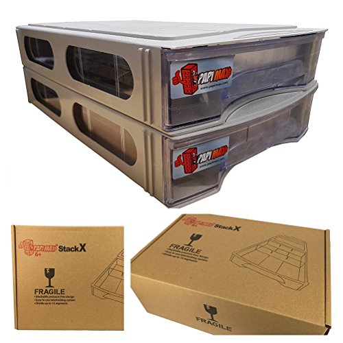Papimax StackX 2.0 Caja de Idea de Almacenamiento de Ladrillos Cajones de Tapa de Color Blanco 6+ Nueva