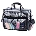 MUA LIMITED Easy Access Cosmetic Carry All Bag, Clear Makeup Artist Organiser with Shoulder Strap, Black