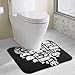Produktbild Hoklcvd Videospiel Love U-förmige Toilette Boden Teppich Rutschfeste Toilette Teppiche Badematten Teppich