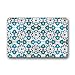 Produktbild Osmykqe Custom Aqua Moroccan Trellis Floral Pattern Heavy Duty Door mat Multipurpose 5