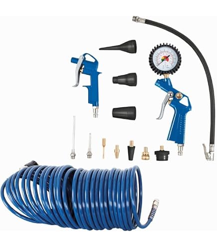 SCHEPPACH Visseuse à Cliquet Pneumatique 1/2" – Kit Complet Avec Douilles, Rallonge, Cardan, Embouts Et Huile
