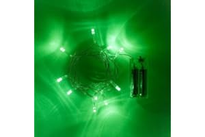 eBuzz Battery Operated Fairy Lights with 20 Green LEDs (Green)