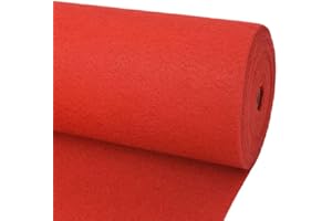 DI GIULIO SRL Passatoia Rossa per Eventi Tappeto Rosso Varie Misure Larg. 100 cm in Feltro Prodotto Italiano | Natale Chiesa Matrimonio Negozio (50 metri)