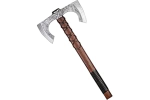 PARTYGEARS Foam Viking Axe for Halloween Costume Cosplay, Fake Axe Weapon Medieval Renaissance Accessories Props (Axe-A0034)