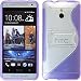 Produktbild PhoneNatic Case für HTC One Mini Hülle Silikon lila Aufstellbar + 2 Schutzfolien