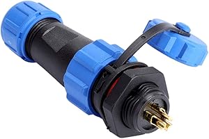EJOYOUS Luftfahrtstecker IP67 SP13 2Pin / 3Pin / 4Pin / 5Pin / 6Pin / 7Pin / 9Pin Wasserdichter Aviation-Steckverbinder(3pin)