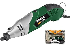 EDM Koma Tools 08709 Mini Herramienta Multiusos Rotativa de Potencia con Accesorios, Multicolor, 170 W, 3600 W, 220 V, Normal
