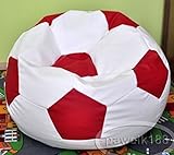 Fabricado en la UE. Egato Puff Puf Puf Cab Sillón Saco de sintética, simipelle Balón Fútbol Niño tifoso