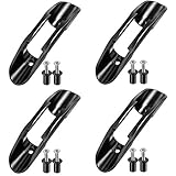 TONGXU 4PCS Support Pagaie Canoe Kayak Clip Accessoires Pince de Pagaie de Kayak avec Écrou en Caoutchouc Marine Bateau Canoë Paddle Rames Garde Remplacement