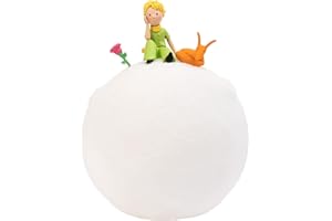 Grupo Erik Lampada Piccolo Principe - Lampada Comodino o da Tavolo LED, con Cavo USB o Batterie AAA | Decorazione Luce Notturna Bambini: Piccolo Principe Gadget