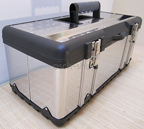 Werkzeugkiste Materialbox EDELSTAHL Type 302XXL 58x30x26 cm von AS-S
