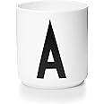 Design Letters Tazzine Caffe con Iniziale (A-Z) | Tazze Colazione Perfetto per Decorazioni Natalizie, Regali di Natale & Tazz