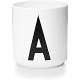 Design Letters Tazzine Caffe con Iniziale (A-Z) | Tazze Colazione Perfetto per Decorazioni Natalizie, Regali di Natale & Tazz