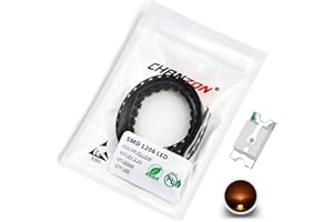 CHANZON 100 pcs SMD 1206 (3.2mm x 1.6mm) LED Jaune Diode Lumières 2V 20mA Ampoule Lampes Composants Électroniques Indicateur Diodes Émettrices De Lumière