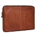 Produktbild ROYALZ Tasche für Acer Switch Alpha 12 Ledertasche (kompatibel mit Tastatur) Lederhülle Schutztasche Schutzhülle Cover Sleeve Mappe Folio Retro Vintage Leder Cognac braun