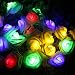 Produktbild Stillshine - String Lights, 3M 30LED Rose Flower Lamp Fairy Light für Hochzeit Garten Party Halloween Weihnachten, Bar, Club, Indoor Dekoration (Farben)