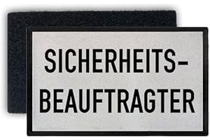Copytec Patch Sicherheitsbeauftragter Arbeitssicherheit Arbeitsschutz 7,5x4,5cm #32885