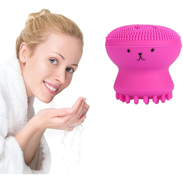 Silikon Gesichtsreinigungsbürste – Wasserdichtes Peeling & Massagegerät, Ultrahygienisch, In 4 Farben
