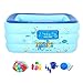 Produktbild Neilyn PVC Grün Baby Aufblasbare Große Schwimmbad Haushalt Kinder Badewanne Baby Spielzeug Indoor und Outdoor Aufblasbare Pool Angeln Pool Tragbare Aufblasbare Badewanne (130 * 55 * 90 cm)