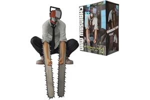 ZKTSRY Chainsaw Man Statue, Anime Figure Model, Cake Birthday decoration Anime theme doll figure, Suitable for Movie Fans of All Ages (gift set)
